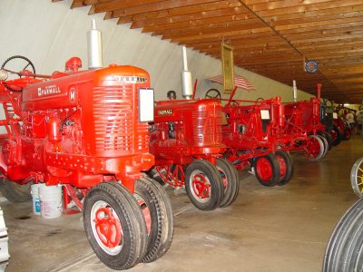 LOT'S OF FARMALL'S AND McCORMICK DEERING TRACTORS JUST LIKE MY DAD HELP MAKE