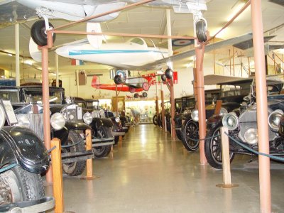 THE CARS WERE DISPLAYED IN SUCCESSION OF YEARS AS WELL AS EVERYTHING ELSE