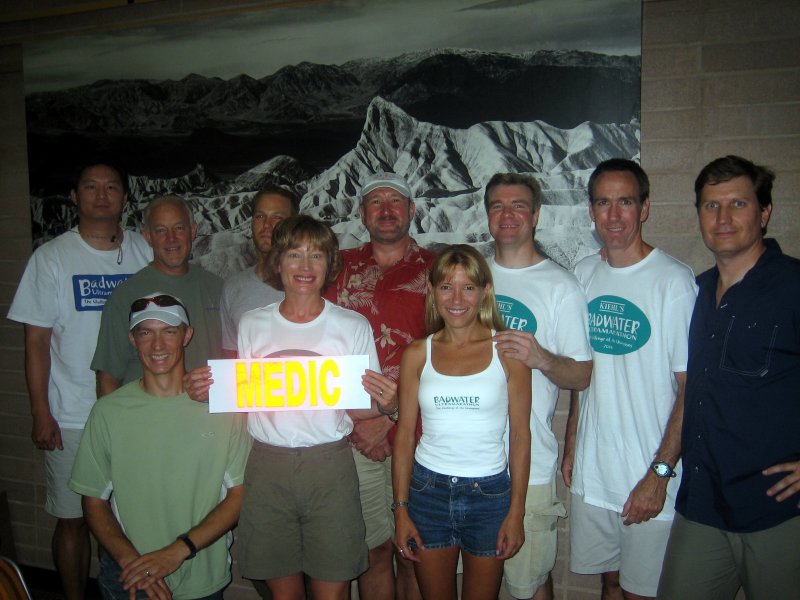 Front: Andy, Jamie, Lisa.  Back: Kent, John, Dave, Woofie, David, Jeff & Chris