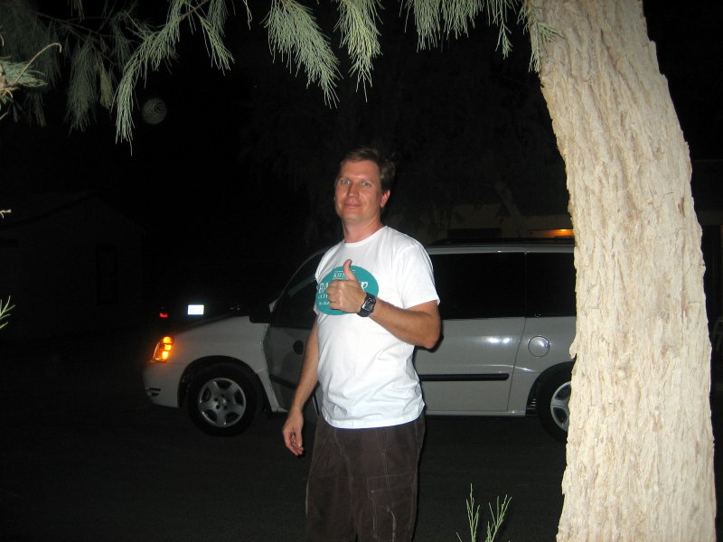 Chris early Monday morning