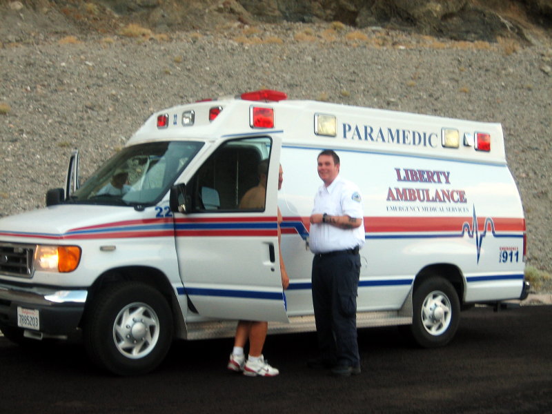 Support from Liberty Ambulance just in case