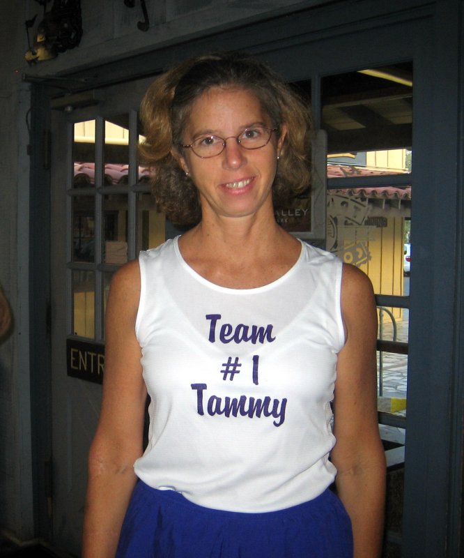 Bonnie Busch crews for Jay Hodde, and in the spirit of Tammy
