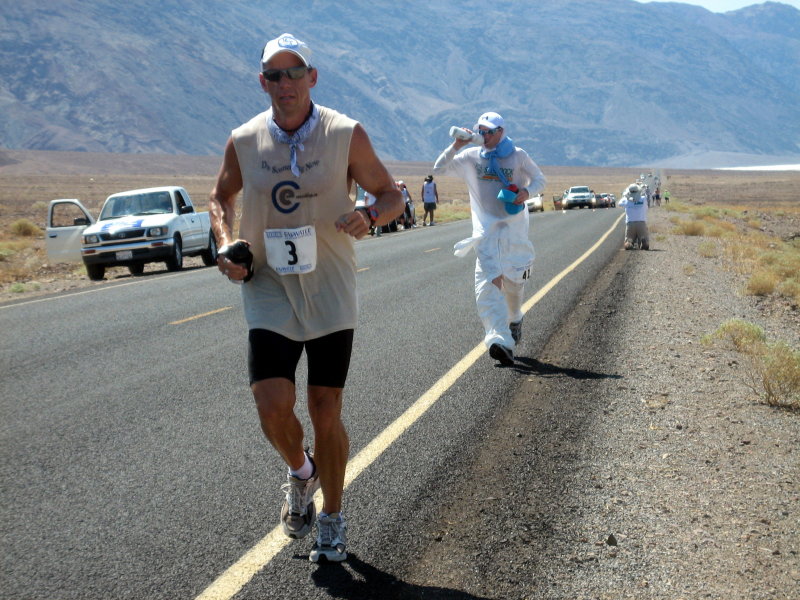 Charlie Engle #3 followed by Dave Bursler #41