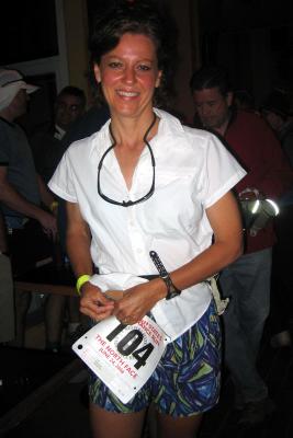 Kari Borka (will finish in 29:07)