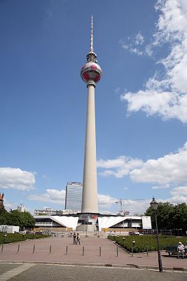 The television tower near Alexander Platz