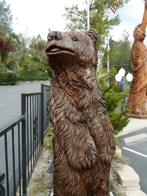 Bear Wood Carving