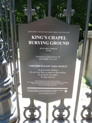 King's Chapel Burying Grounds