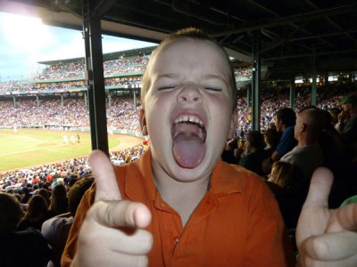 Fun and Rain at Fenway Park