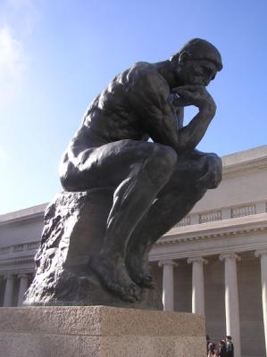 The Thinker at the California Palace of the Legion Honor