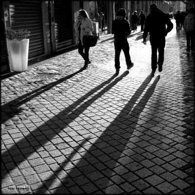 shadows at late afternoon