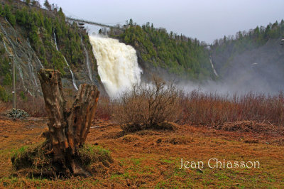 Chutes Montmorency (hauteur 84 mtres) - Montmorency Falls