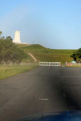View from ramp up to Memorial