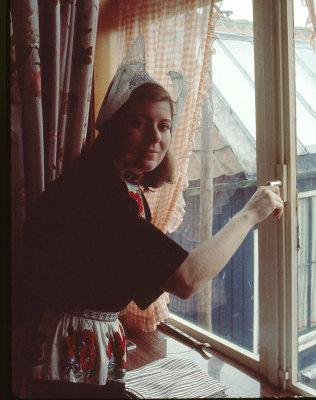 Beth in windowlight