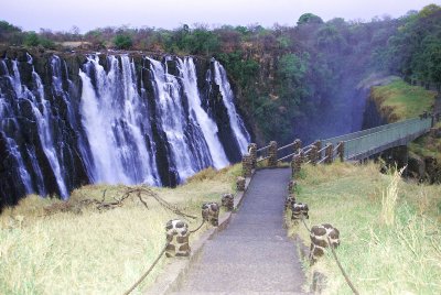The Mighty Victoria Falls in Livingstone, Zambia