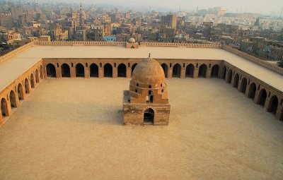 A panoramic scene for Ahmed Ibn Toulon Mosque