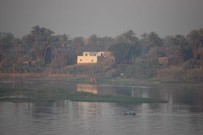 Egyptian Village at Sun rise