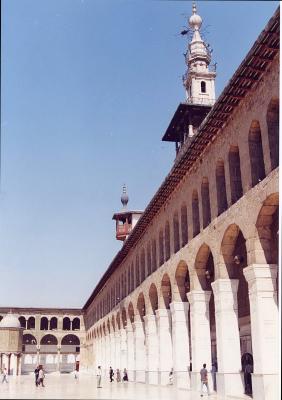 Inside the Ummayad Mosque