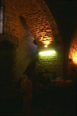 Ancient arches and walls of the Hammam