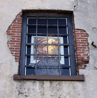 window with art