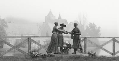 women in the fog. . . .