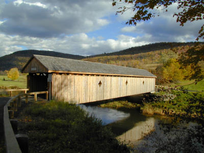 covered bridge in the evening.....