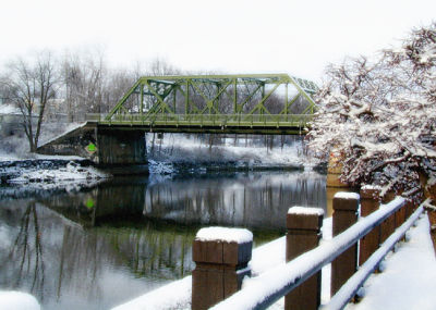 bailey's bridge after the snow...
