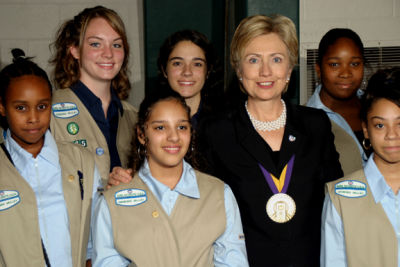 Senator Clinton with the GSA