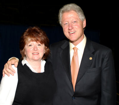 Linda and President Bill Clinton