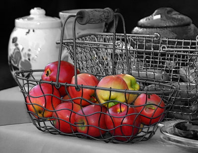 country apple basket...