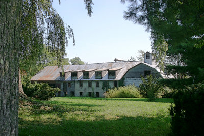 barn with dormers...