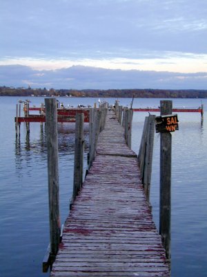 old wooden dock...