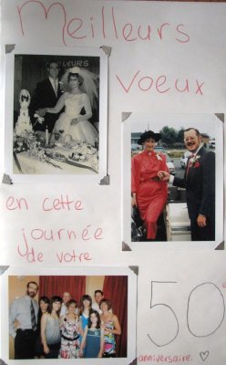 50e anniversaire de mariage Hlne et Rosaire