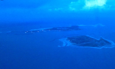 Dne & Helgoland from plane