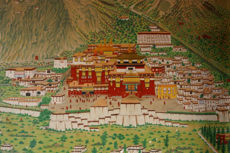 Rumtek Monastery - Mural