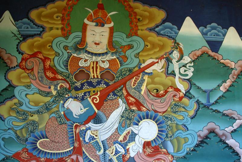 Punakha Dzong - Mural