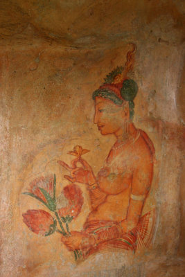 Sigiriya - Lion Rock -Wall Paintings