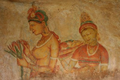 Sigiriya - Lion Rock - Wall Paintings