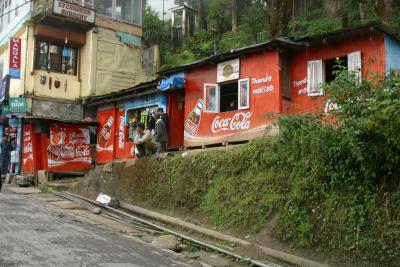 Darjeeling - Coca Cola shops
