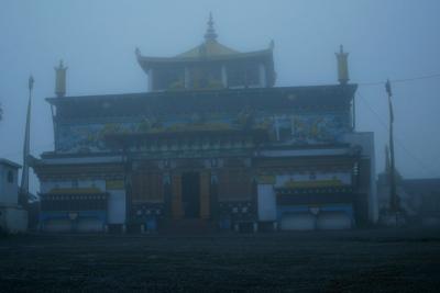 Ghoom Monastery in the clouds