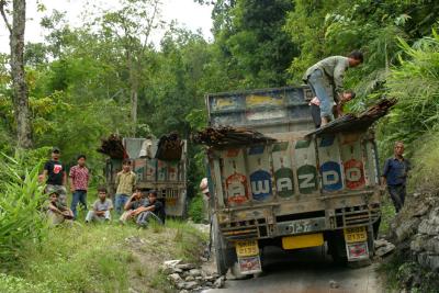 Broken down