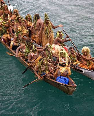 Solomon Islands Langa Langa Lagoon Canoes