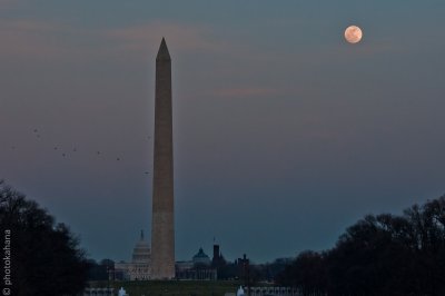 Monument and Moon