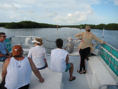 Entering channel to the open water