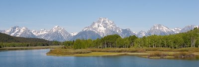 Grand Tetons from Oxbow Bend