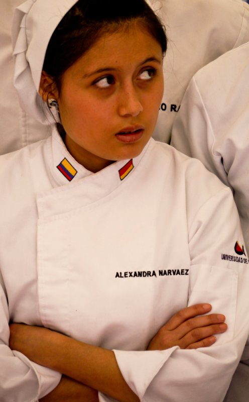 Student chef, Cuenca, Ecuador, 2011