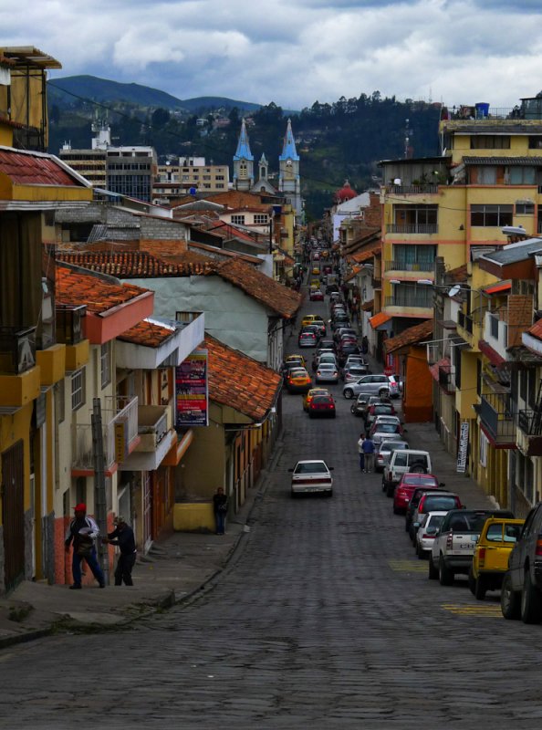 Looking towards downtown, Cuenca, Ecuador, 2001
