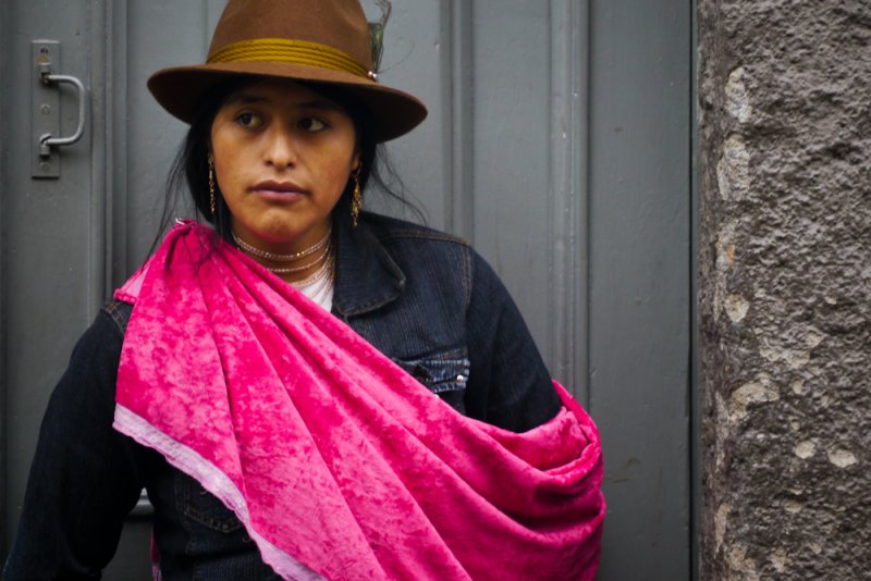 The pink sash, Cuenca, Ecuador, 2011