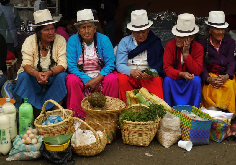 Marketplace, Paute, Ecuador, 2011