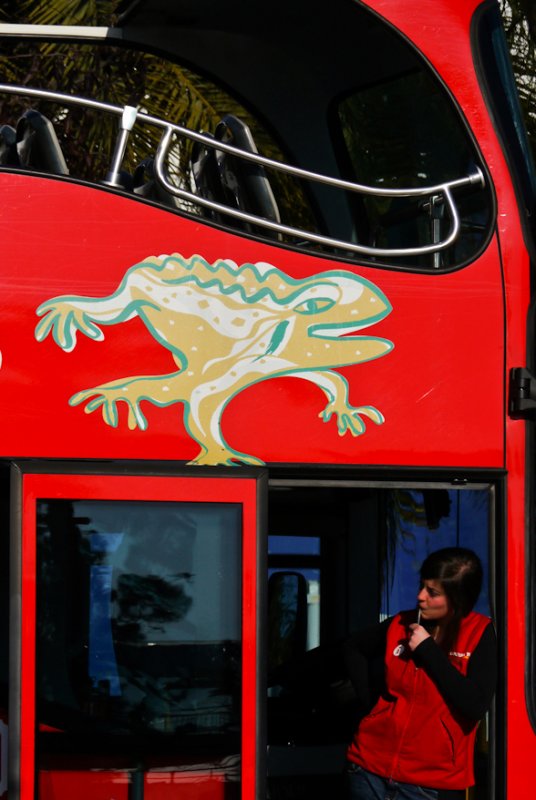 Tour bus, Barcelona, Spain, 2011