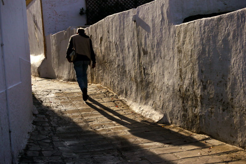 Village street, Lindos, Rhodes, Greece, 2011